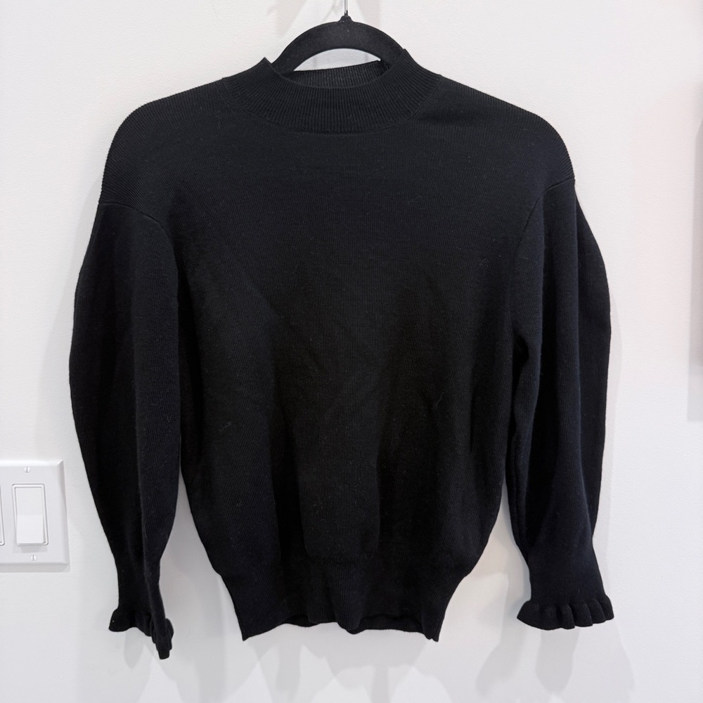 Madewell Black Turtleneck Sweater
